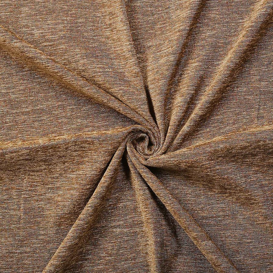 Cazimo Soft Chenille Premium Throw Blanket with Tassel Fringe, Fade Resistant, All Seasons,Ultra-Soft for Decorative Sofa & Bed Cover, Chair & Travel, 60x50 Inches, Pack of 1, Brown