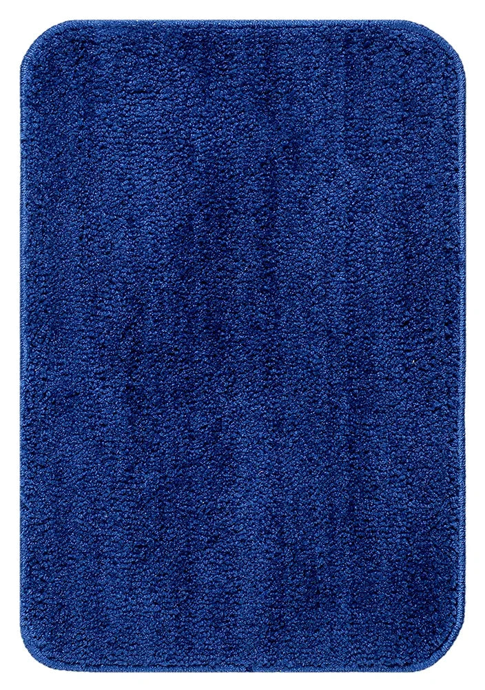Saral Home Microfiber Solid Rectangle Anti-Skid Bath Mats | Soft & Super Absorbent Mats for Shower | Washable, Non-Slip & Quick-Drying Mats for Kitchen Bathroom | Set of 2 