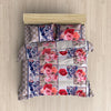 Homefab India 160 TC Polycotton Double Bedsheet with 2 Pillow Covers Floral Multicolor