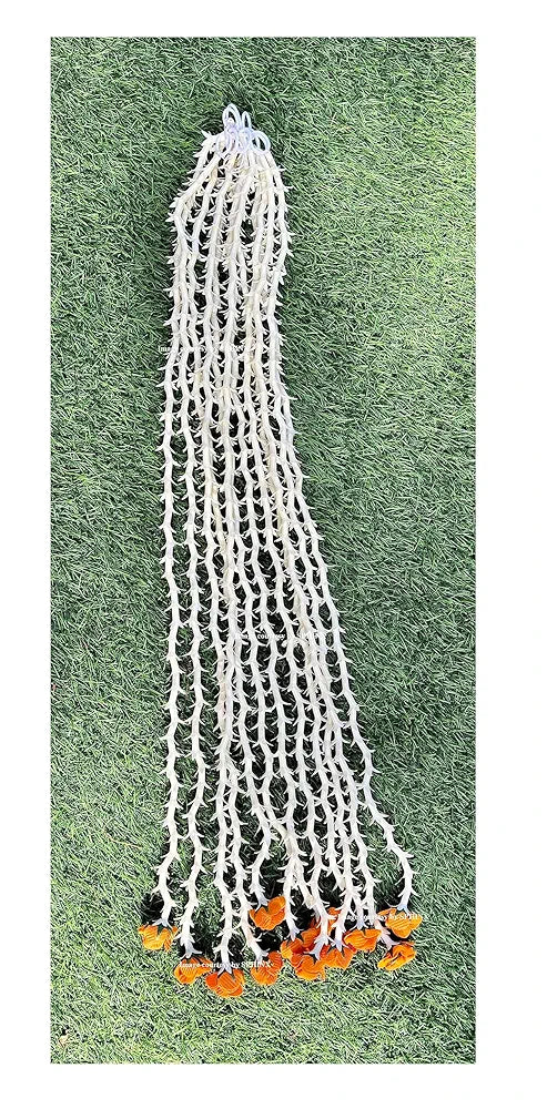 SPHINX Artificial rajnigandha Buds Rose Strings for Home Function Festive Decor Wedding haldi Ceremony Pooja Housewarming Decorations Approx 2.5 ft Height - 