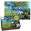 91knots Town of Bordighera by Claude Monet-wooden Jigsaw Puzzle (140 Pieces) for Adults and Kids | Brain Booster Games & Toys