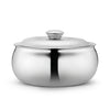 Classic Essentials Belly Stainless Steel Tripot Hot-Pot Thermoware Casserole 1500ml