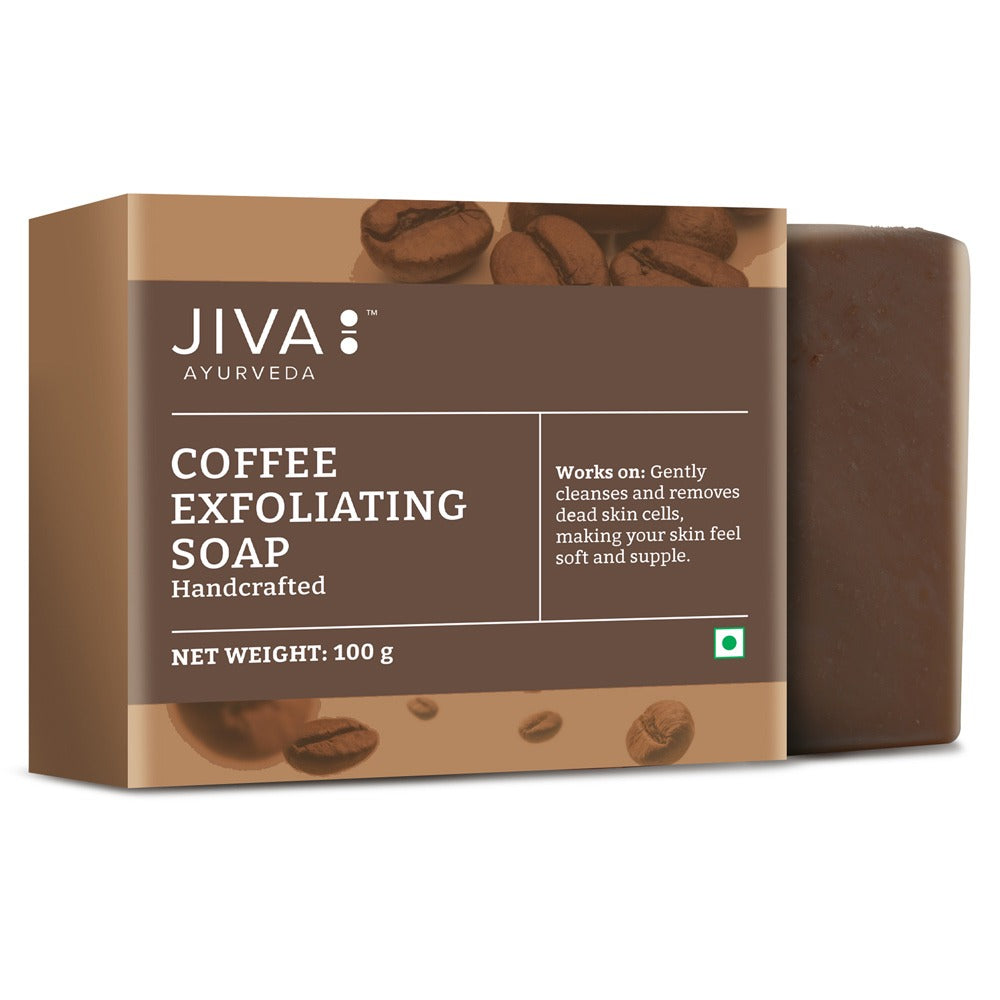 Jiva Ayurveda Coffee Exfoliating Soap Swadesii