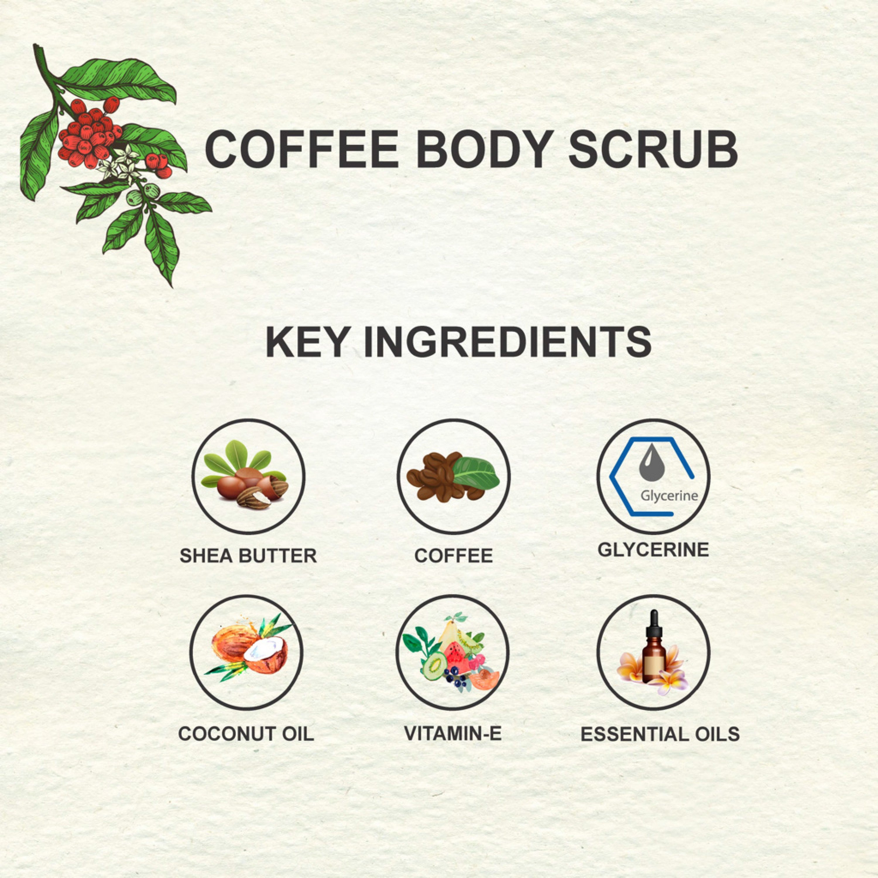 Love Earth Coffee Body Scrub 100 gms Swadesii