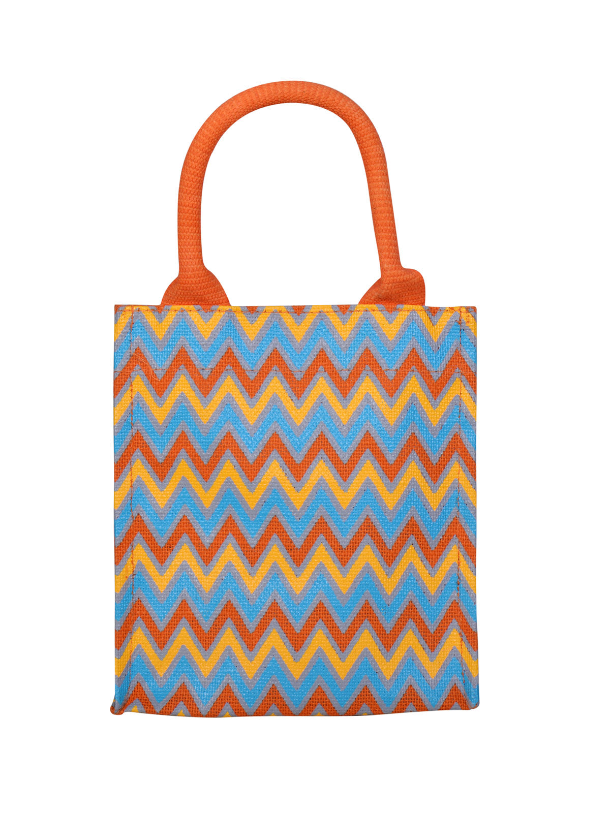 9 X 8 X 6 - ZIGZAG MULTICOLOUR (B-156-ORANGE)