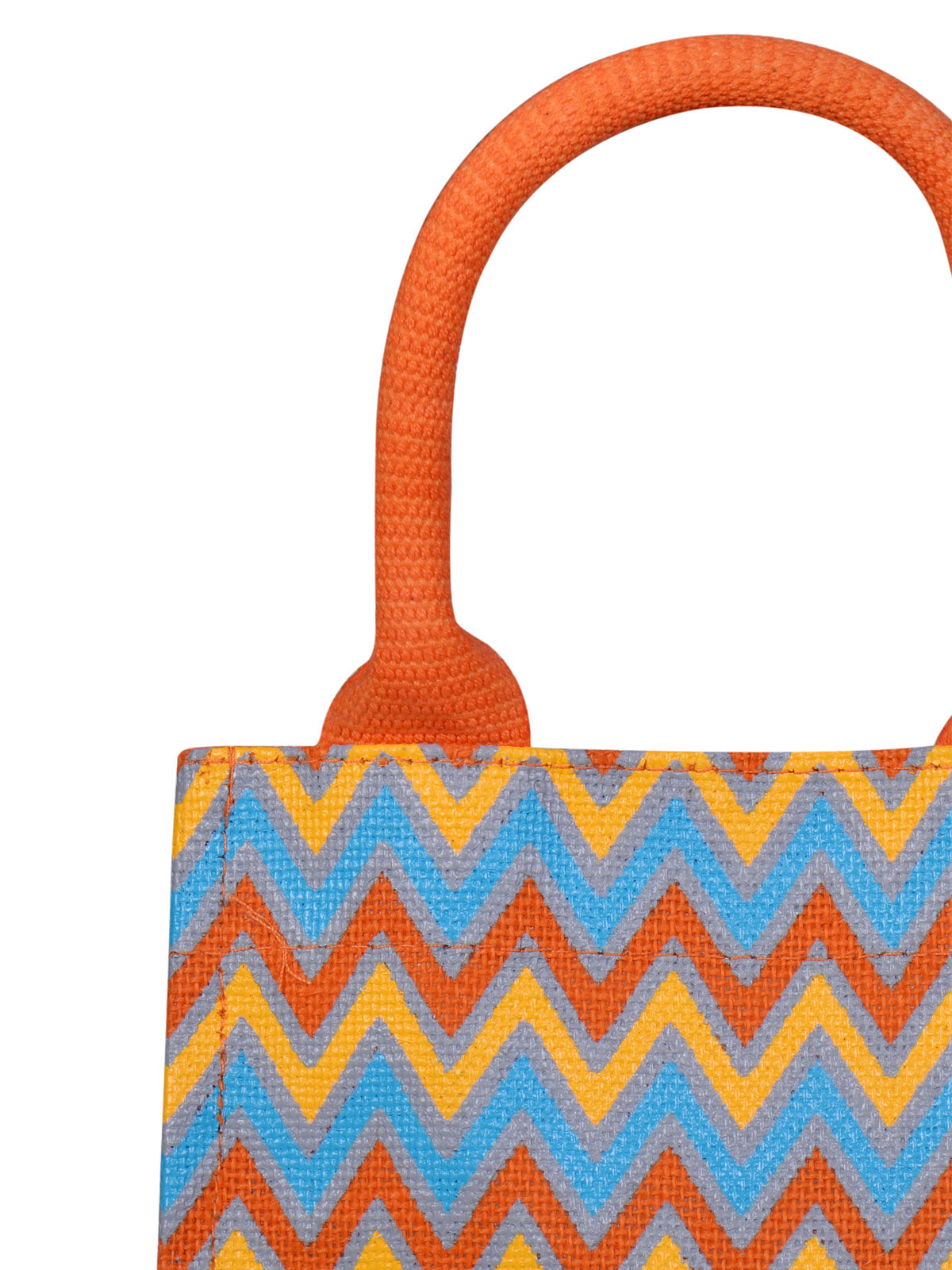 9 X 8 X 6 - ZIGZAG MULTICOLOUR (B-156-ORANGE)