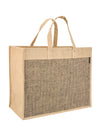 Jute Cottage Herringbone Zipper With Bottom Board