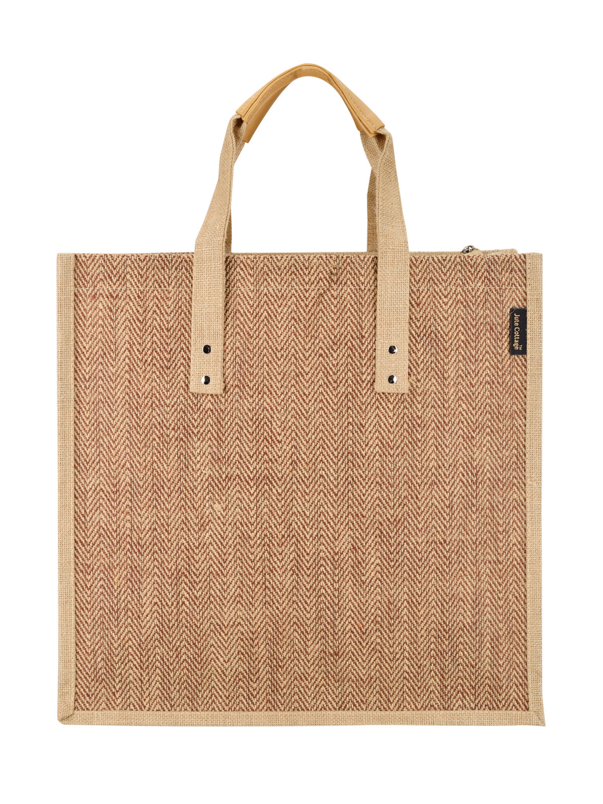 16 X 16 X 9 - HERRINGBONE ZIPPER (B-120-BROWN)