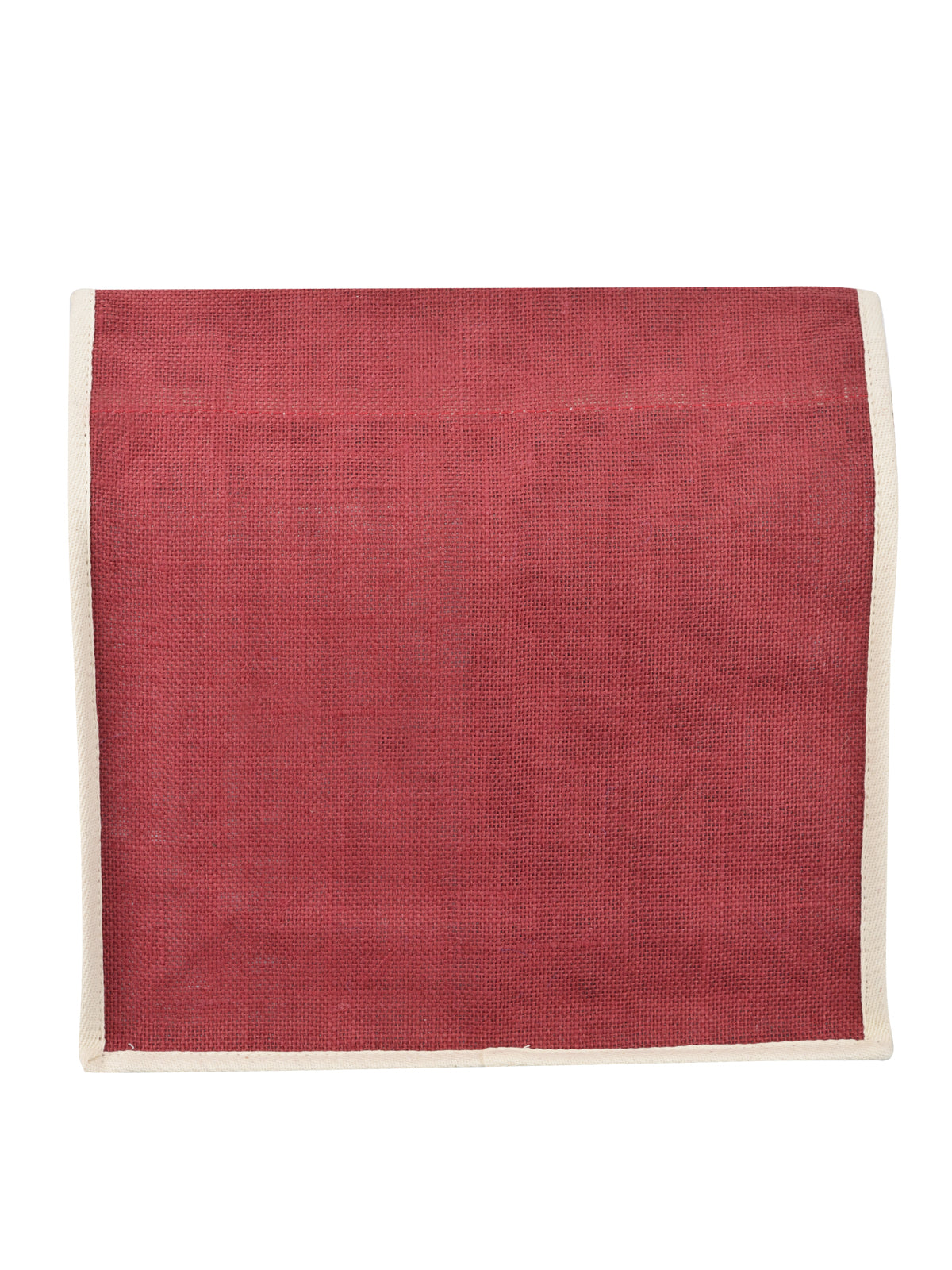 CONFERENCE BAG JUTE (D-220-MAROON)