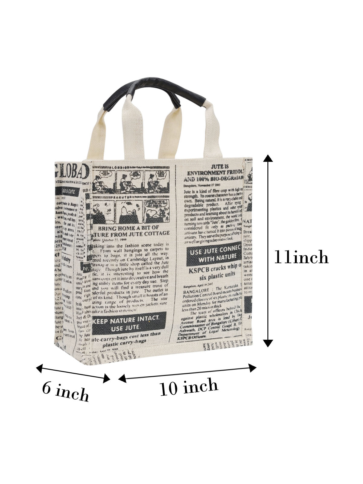 11 X 10 X 7 - GLOBAL ZIPPER LUNCH (B-212-White)