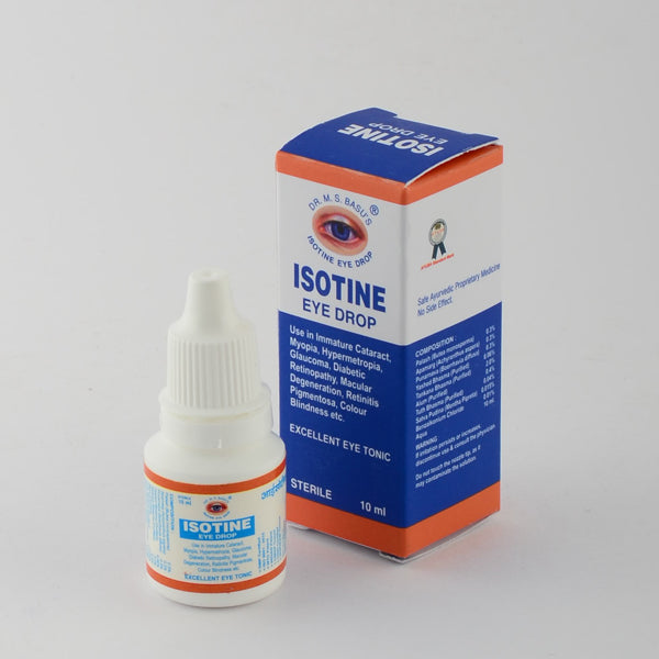 Dr. Basu's Isotine Eye Drops - Pack of 6 - 10 ml - Swadesii