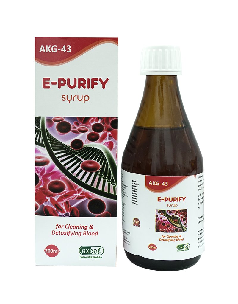 Excel AKG 43 E-Purify Syrup - 200 ml - Swadesii