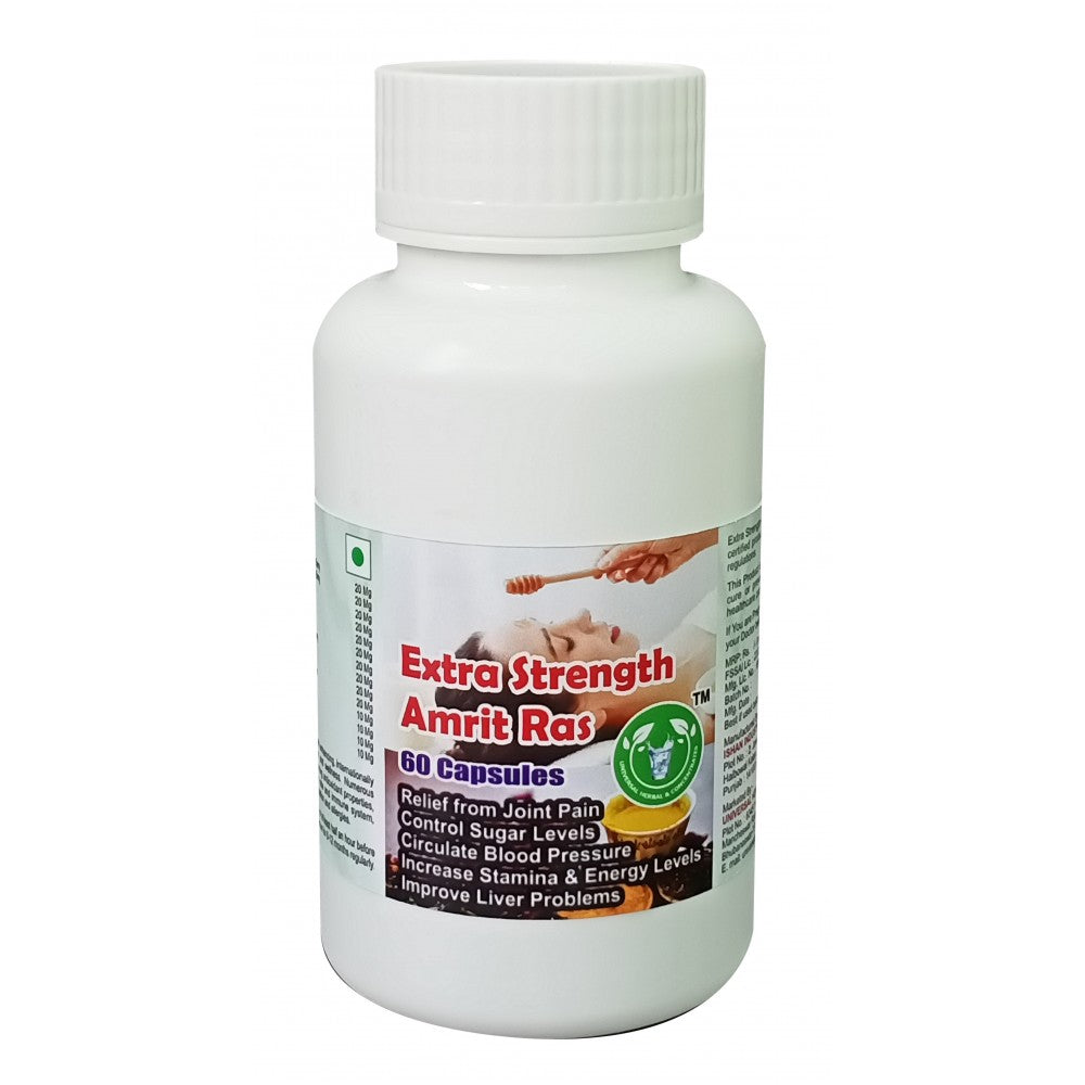 Universal Herbal & Concentrates Extra Strength Amrit Ras - 60 Capsules ...