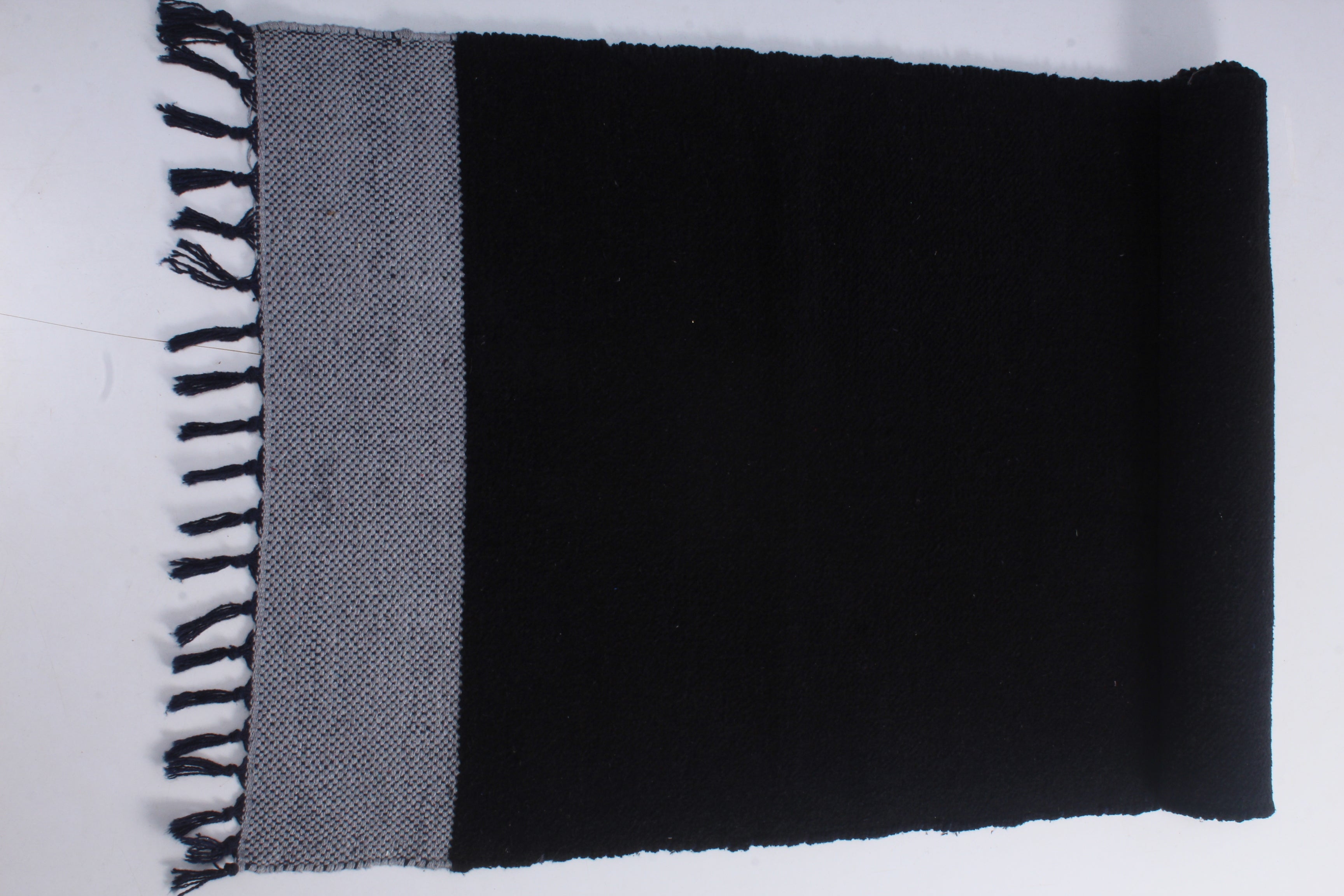Black Yoga Mate with White Border