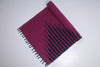 Shramdaan Red Yoga Mate with Black Stripes
