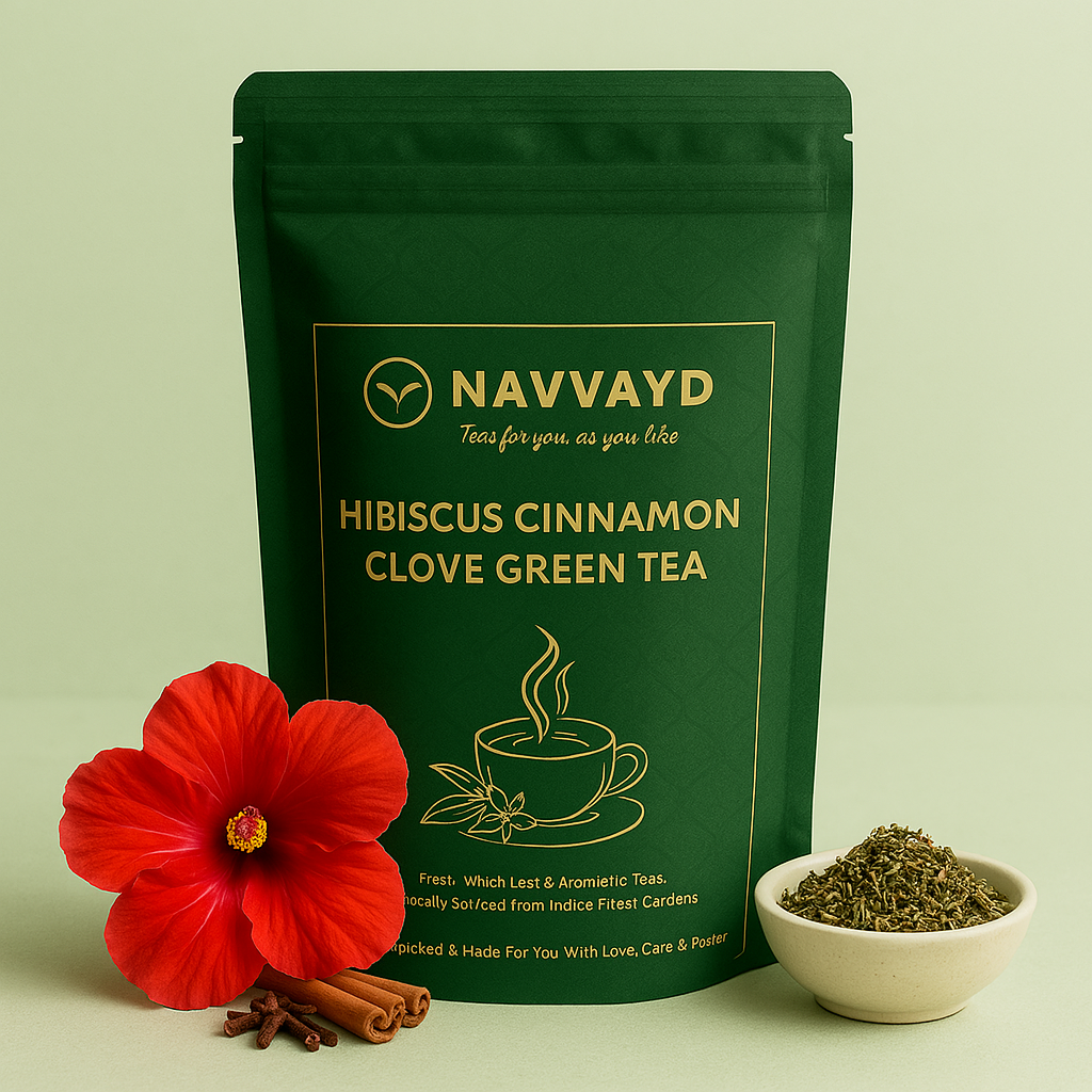 Hibiscus Cinnamon Clove Green Tea