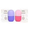 Vasu Facial Ice Massager Face Eyes & Neck Combo (Purple & Pink)  Ice Cube Roller - 220 gms