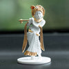 Svastika Krishna Idol for Car Dashboard Gold Plated (2.5 Inch)