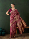 Sangria Woven Design Saree With Blouse Piece