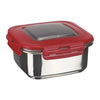 Nayasa Square Eco Lock Plastic Lunch Box 1200ml