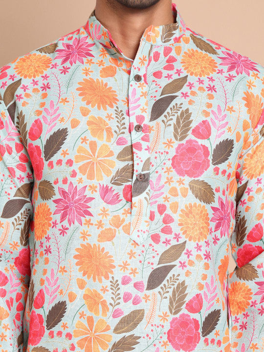 Anouk Men Floral Printed Floral Kurta