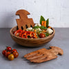 Zishta Neem Wood Salad Mixer Set of 2