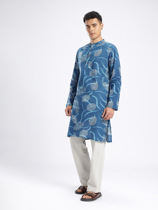 Anouk Rustic Floral Printed Kurta