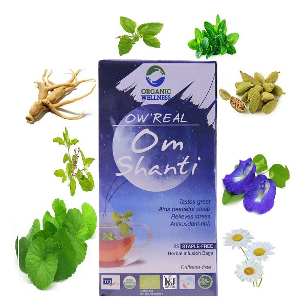 Organic Wellness Om Shanti - 25 Teabags - Swadesii