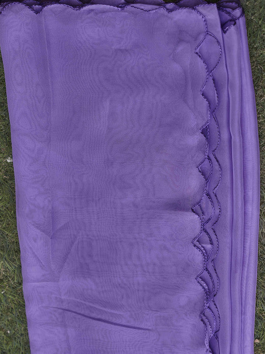 Tikhi Imli Women Floral Embroidered Regular Thread Work Kurta with Trousers & With Dupatta