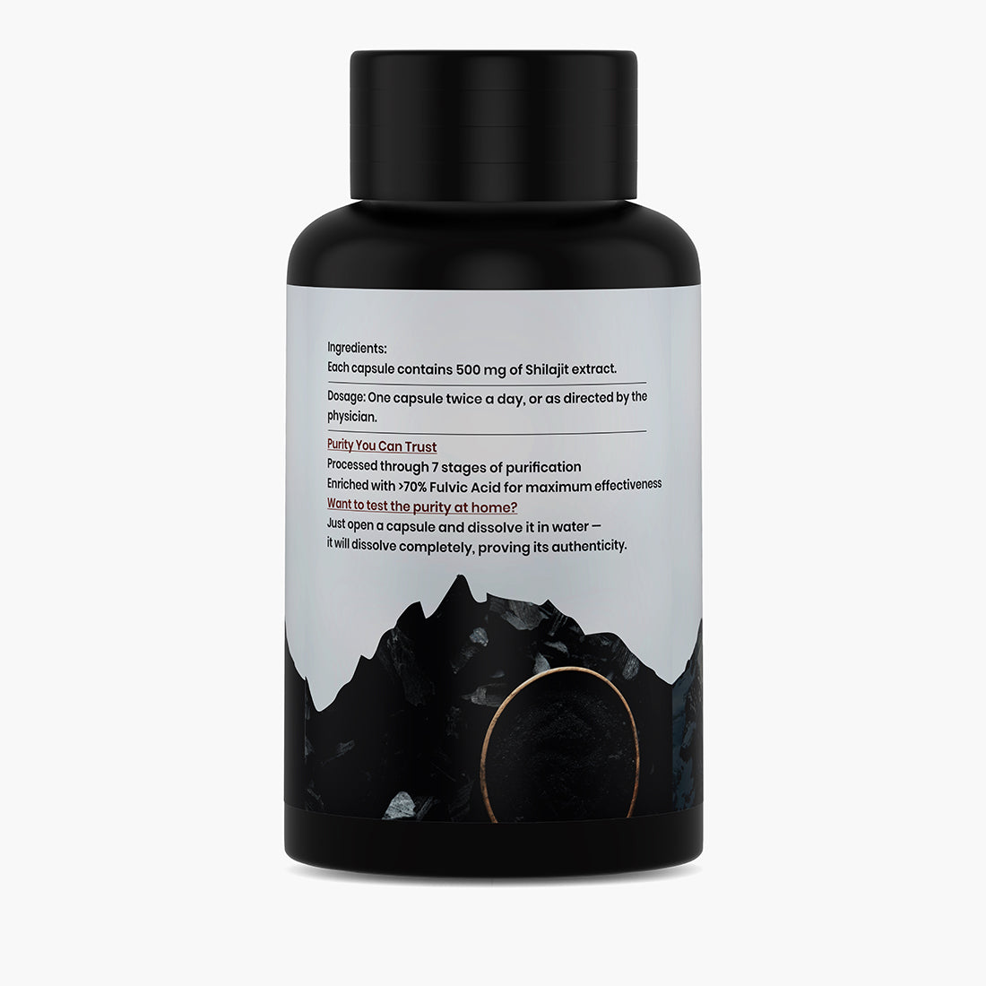 Pure Shilajit | 60 Capsules