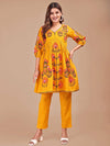 Tikhi Imli Embroidered V-Neck Tunic & Trousers Co-Ords Set