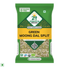 24 Mantra Organic Green Moong Dal Split - 500 gms