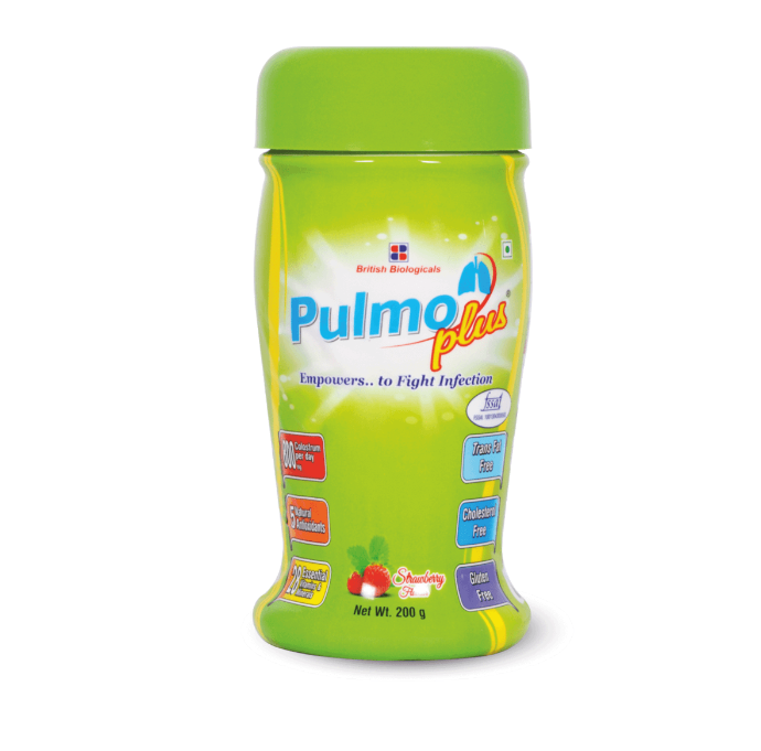 British Biologicals Pulmo Plus Powder - 200 gms - Swadesii