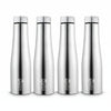 Classic Essentials Stainless Steel Inox Carbo Bolt Matt Finish Water Bottle 1000ml (Pack of 4)