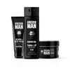 Greeko Man Charcoal Shower Gel Beard Cream & Face Wash - 375 ml