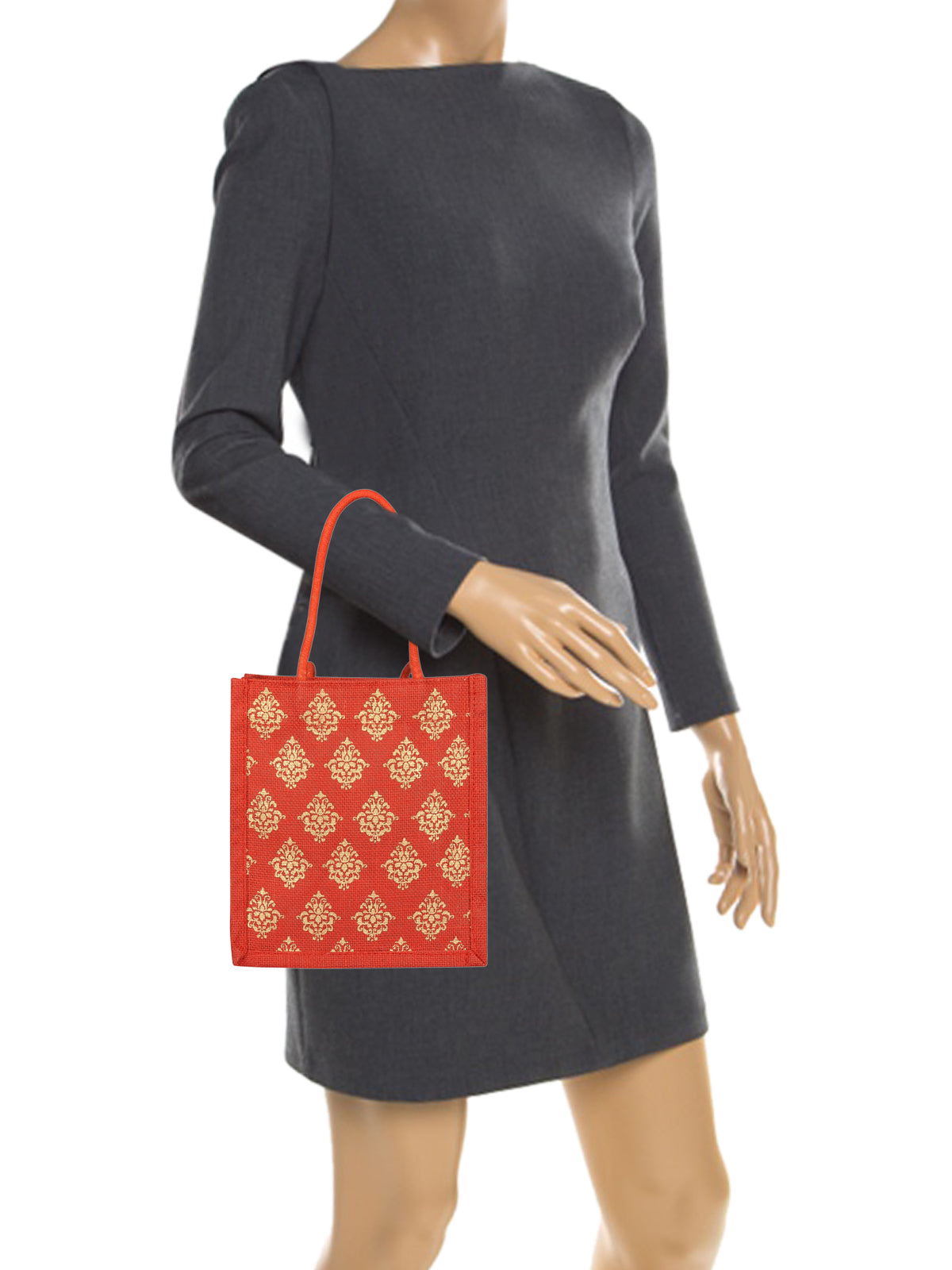 9 X 8 X 5 - GOLD PRINT EYELET (B-178-RED)