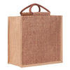 Jute Cottage Herringbone Jute Lunch Zipper 100% Genuine Jute