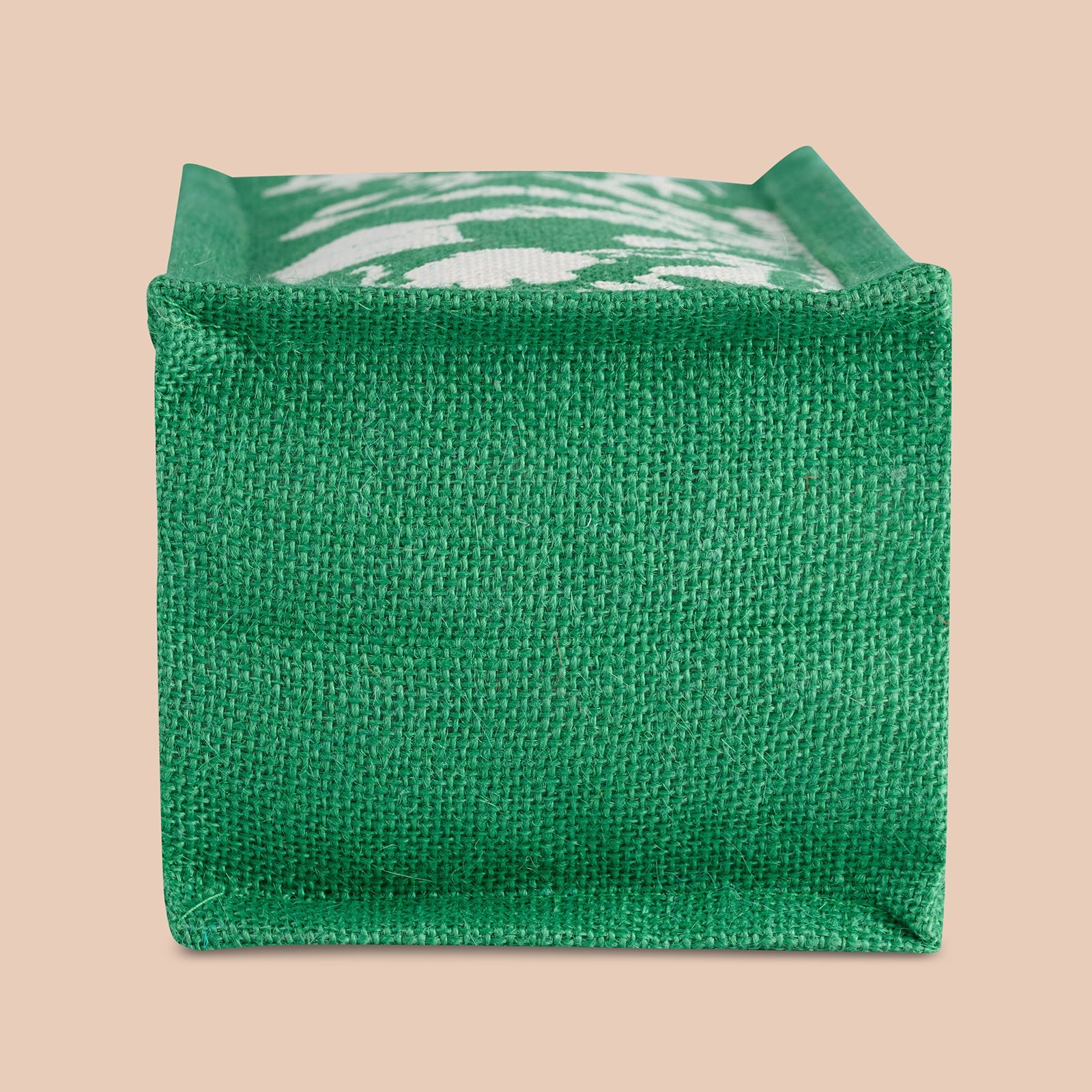 JUTE COTTAGE BOTTLE BAG WARLI PRINT, SUSTAINABLE, ECO-FRIENDLY, 100% GENUINE, STYLISH JUTE BAG (GREEN 14X5X4.5)