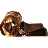Homekart Super Soft Cloudy Printed Double Bed Blanket for Heavy Winter Single Ply Mink Blanket King Size TC 400 Dark Brown & Beige