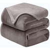 Homekart Premium Solid Color Soft Plush Mink Blanket Ultra Cozy and Warm Silky Soft All Season Single Bed Blanket Grey