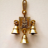 Uapan AnM Fashion's Brass Gift Statue Ganesha Wall Hanging with 3 Bells