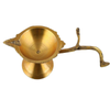 Uapan MetalCraft Brass Puja Diya with Handle
