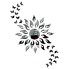 Bikri Kendra Sun with 20 Butterfly 3D Acrylic Glass Wall Mount Mirror Wall Stickers Pack of 1