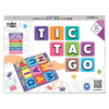 GiniMini Tic-Tac-Go! Sorting & Strategy Game for Kids 4 5 6 | 50+ Tiles Power-Up Cards Mystery Tiles & Challenges Educational Family Activity & Birthday Gift for Boys Girls Fun Learning Toy