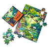 Playqid Glow in The Dark Tropical Rainforest Wild Animals Jigsaw Puzzle for Boys & Girls 72 Piece Floor Puzzle for Age 5 Educational Toy for Kids