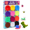 Play Nation Premium My Fun Dough Clay Set for Kids Vibrant Multi Color