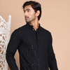 Anouk Men Geometric Embroidered Sequinned Kurta