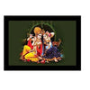 Lifehaxtore Raasleela Radha Krishna Art Framed Painting Model 3