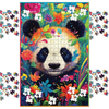 Playhills Spirit Animal The Bambootiful Panda 500 Piece Wooden Puzzle for Adults & Teens