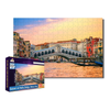 Playhills Sunset Rialto Bridge Venice 252 Piece Wooden Jigsaw Puzzle for Kids 10+ Travel & Architecture Learning Game